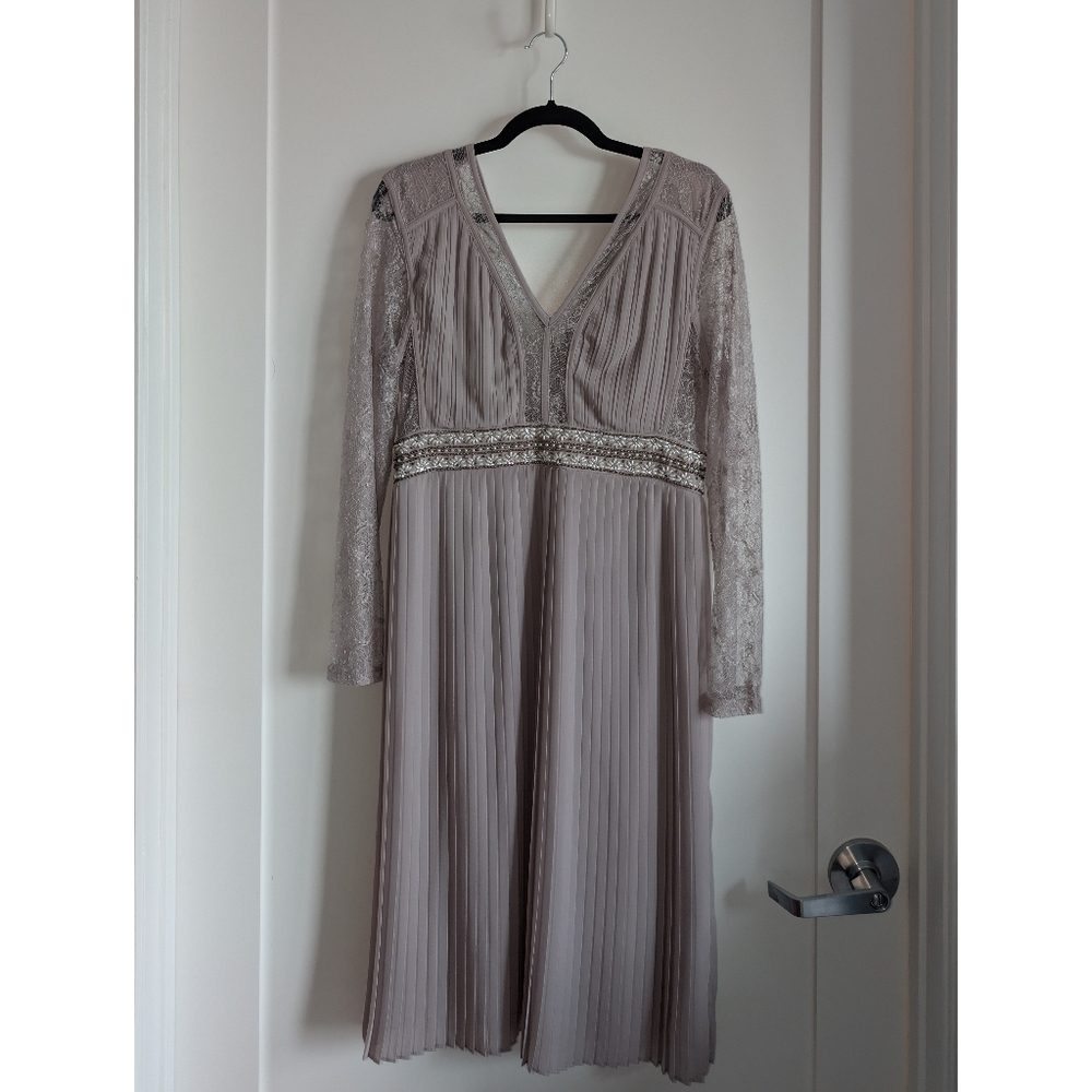 TFNC | Lavender Fog Long Sleeve Maxi Dress